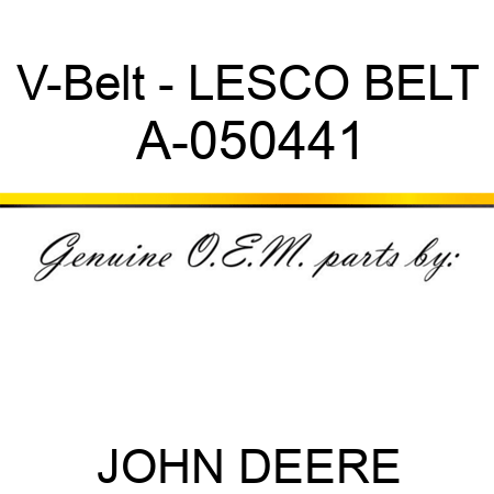V-Belt - LESCO BELT A-050441