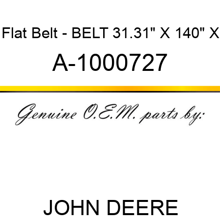 Flat Belt - BELT, 31.31