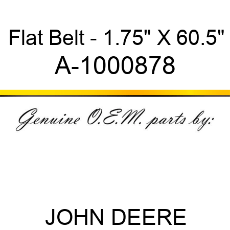 Flat Belt - 1.75