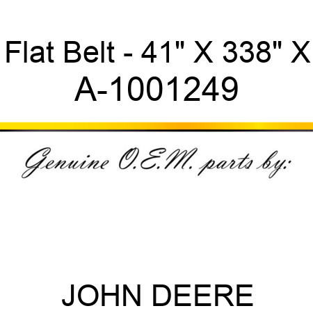 Flat Belt - 41
