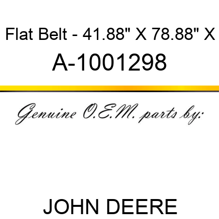 Flat Belt - 41.88