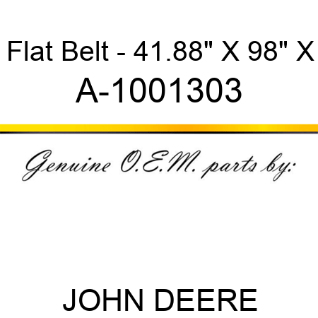 Flat Belt - 41.88