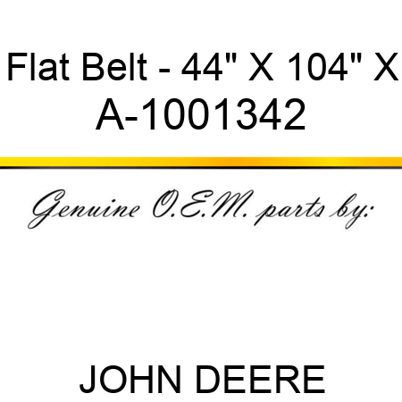 Flat Belt - 44