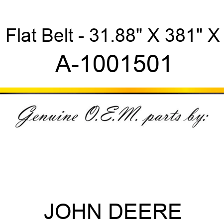 Flat Belt - 31.88
