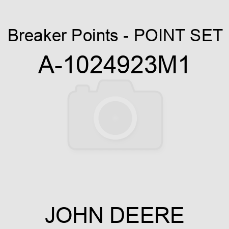 Breaker Points - POINT SET A-1024923M1