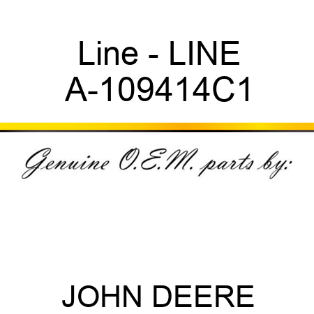 Line - LINE A-109414C1