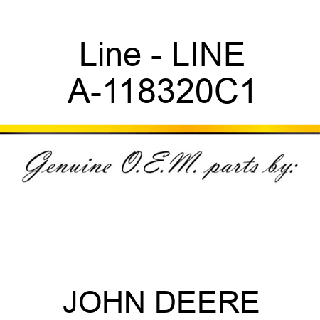 Line - LINE A-118320C1
