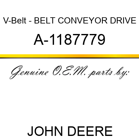 V-Belt - BELT, CONVEYOR DRIVE A-1187779