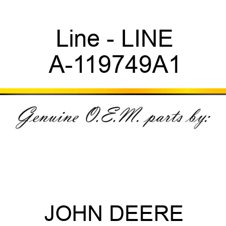 Line - LINE A-119749A1