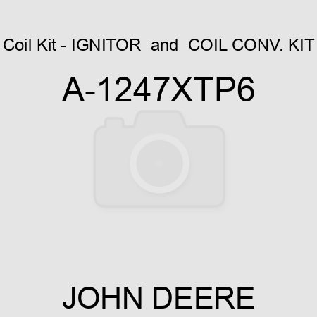 Coil Kit - IGNITOR & COIL CONV. KIT A-1247XTP6