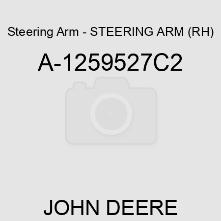 Steering Arm - STEERING ARM (RH) A-1259527C2