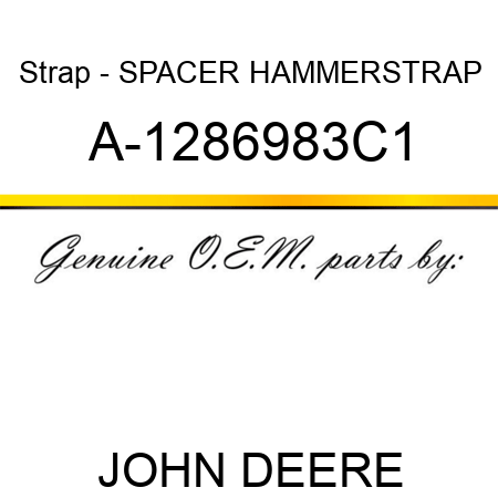 Strap - SPACER, HAMMERSTRAP A-1286983C1