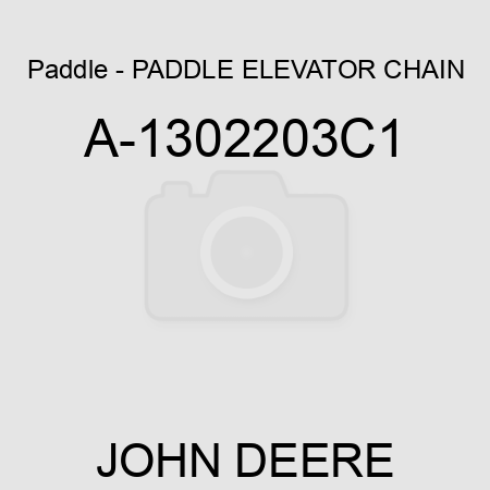Paddle - PADDLE, ELEVATOR CHAIN A-1302203C1