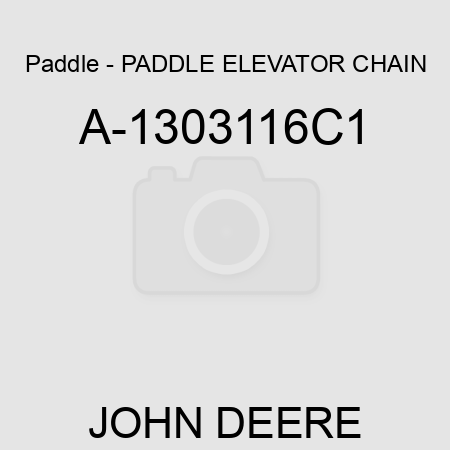 Paddle - PADDLE, ELEVATOR CHAIN A-1303116C1