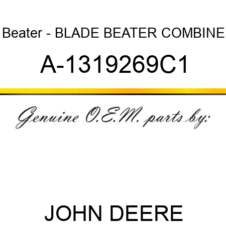 Beater - BLADE BEATER COMBINE A-1319269C1