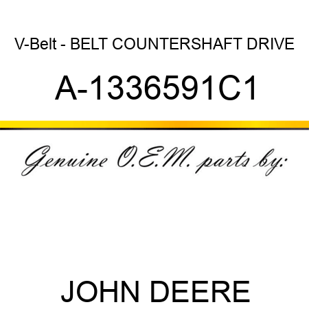 V-Belt - BELT, COUNTERSHAFT DRIVE A-1336591C1