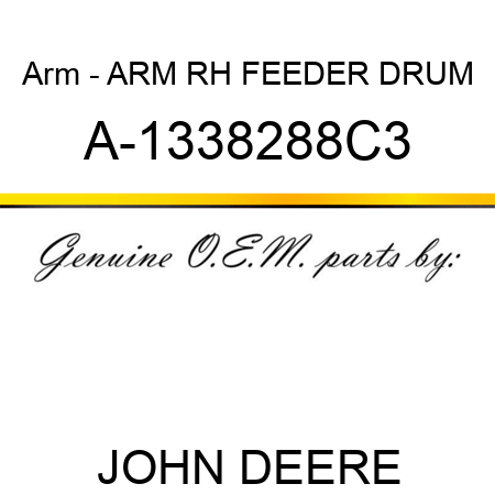 Arm - ARM, RH, FEEDER DRUM A-1338288C3