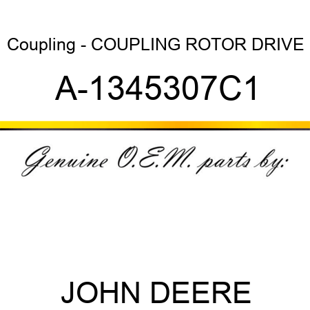 Coupling - COUPLING, ROTOR DRIVE A-1345307C1