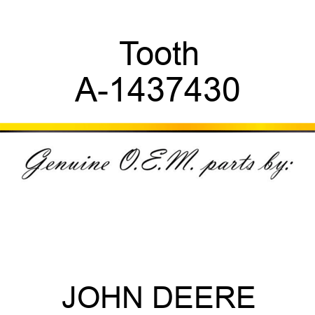 Tooth A-1437430