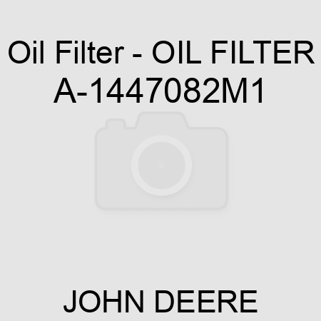 Oil Filter - OIL FILTER A-1447082M1