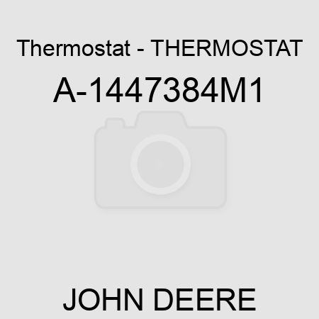 Thermostat - THERMOSTAT A-1447384M1