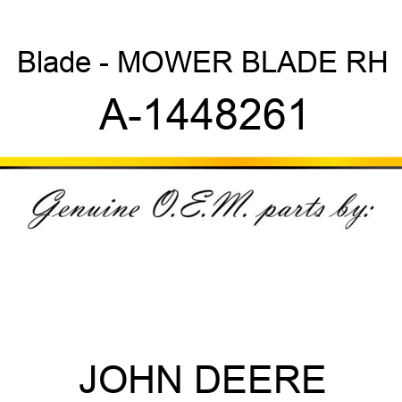Blade - MOWER BLADE, RH A-1448261