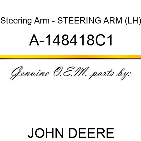 Steering Arm - STEERING ARM (LH) A-148418C1