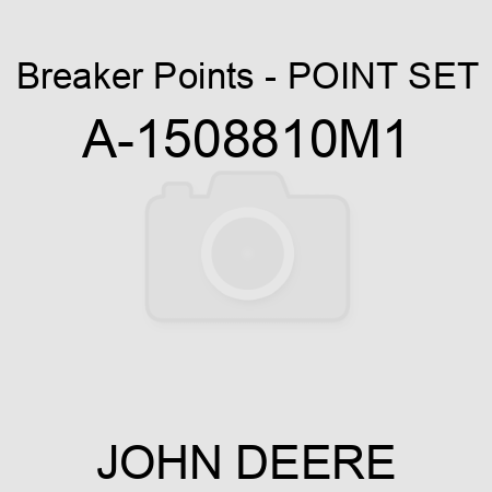 Breaker Points - POINT SET A-1508810M1