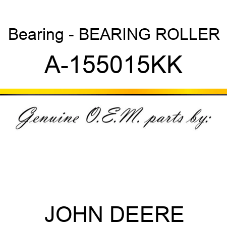 Bearing - BEARING, ROLLER A-155015KK