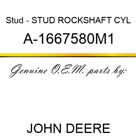 Stud - STUD, ROCKSHAFT CYL A-1667580M1