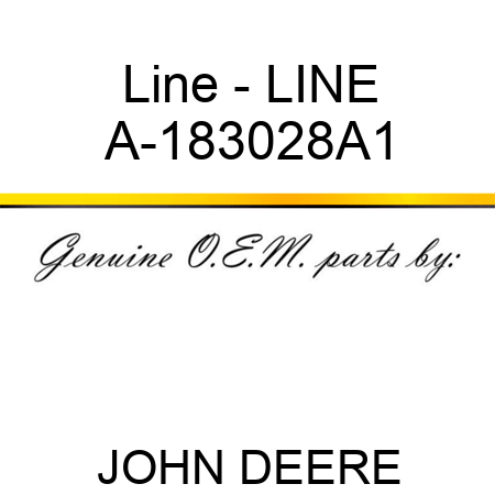 Line - LINE A-183028A1