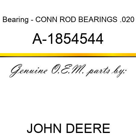 Bearing - CONN ROD BEARINGS .020 A-1854544