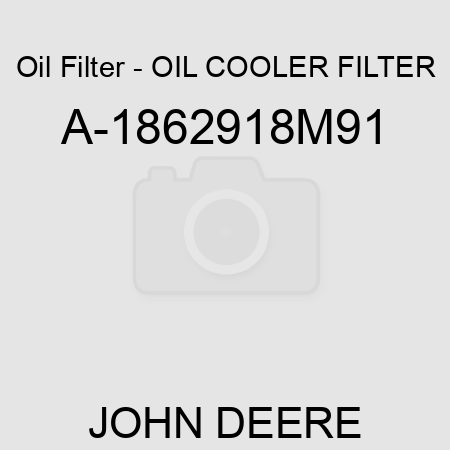 Oil Filter - OIL COOLER FILTER A-1862918M91