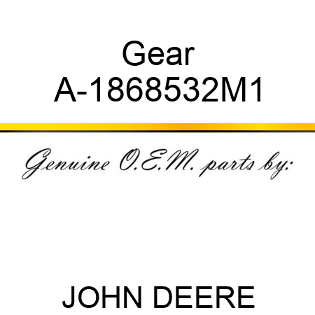 Gear A-1868532M1
