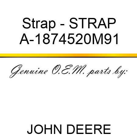 Strap - STRAP A-1874520M91