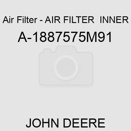 Air Filter - AIR FILTER  INNER A-1887575M91