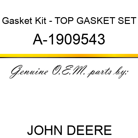 Gasket Kit - TOP GASKET SET A-1909543