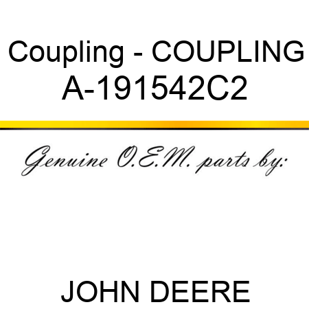 Coupling - COUPLING A-191542C2