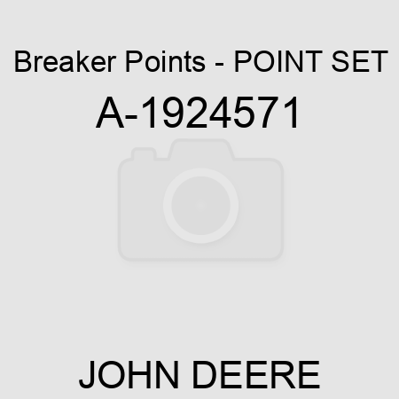 Breaker Points - POINT SET A-1924571