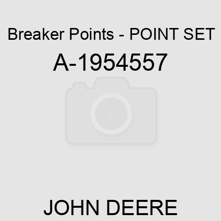 Breaker Points - POINT SET A-1954557