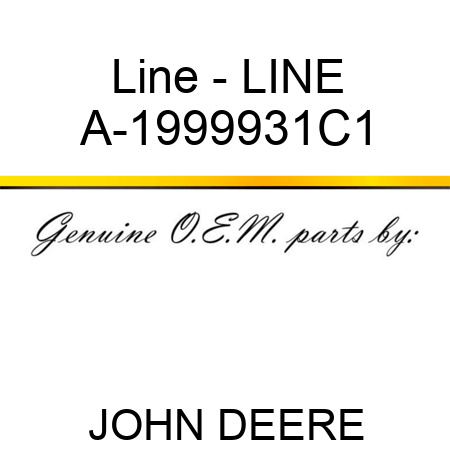 Line - LINE A-1999931C1