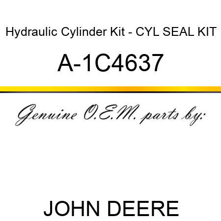Hydraulic Cylinder Kit - CYL SEAL KIT A-1C4637