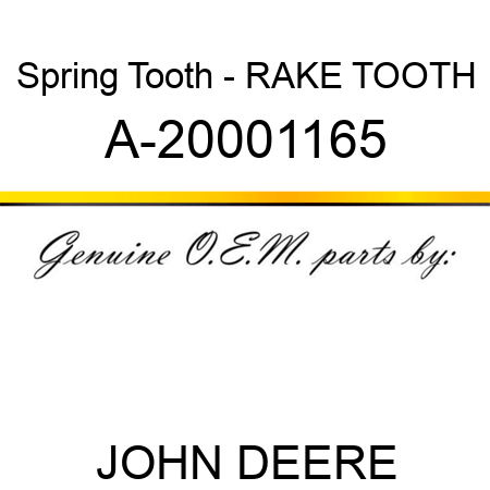 Spring Tooth - RAKE TOOTH A-20001165