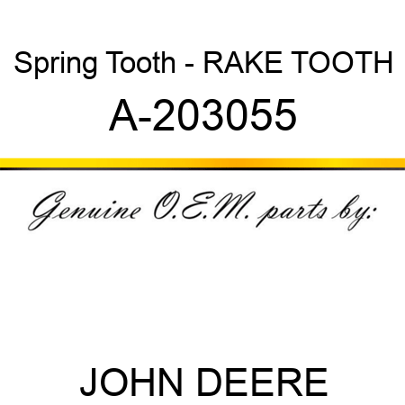 Spring Tooth - RAKE TOOTH A-203055