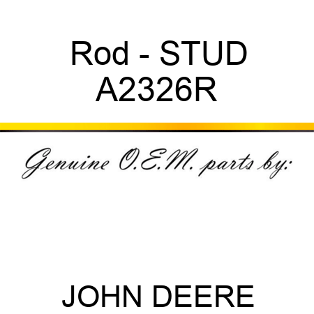 Rod - STUD A2326R