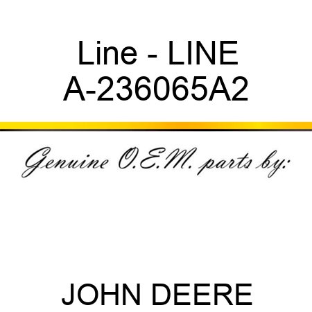 Line - LINE A-236065A2