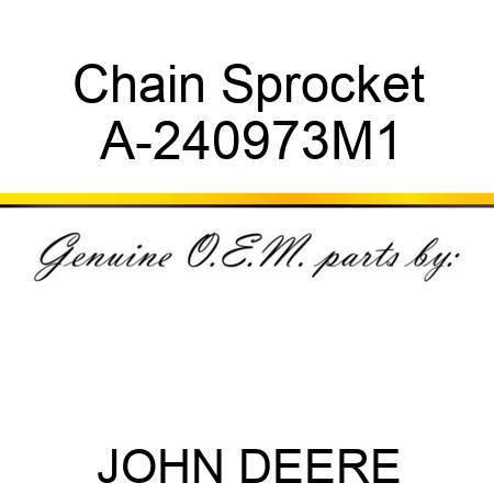 Chain Sprocket A-240973M1