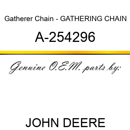 Gatherer Chain - GATHERING CHAIN A-254296