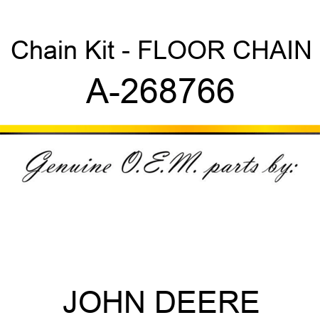 Chain Kit - FLOOR CHAIN A-268766