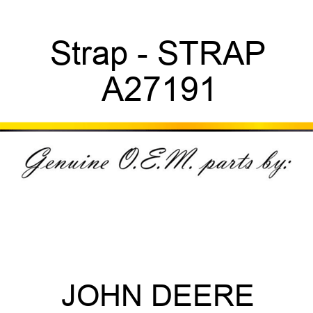 Strap - STRAP A27191